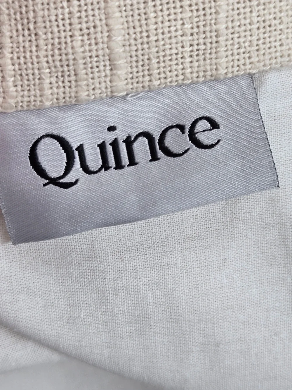 NWT QUINCE Set Of 2 48x84 Cotton Slub Curtains Natural 1089
